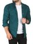 Slim Fit Dar Kesim Pamuklu Spor Gömlek Jakar Kumaş Likralı Gömlek 2500423 4