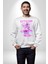 Siber Sokak Stili Erkek Kadın Unisex Dijital Baskılı Beyaz Sweatshirt 3