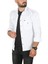 Slim Fit Dar Kesim Pamuklu Spor Gömlek Jakar Kumaş Likralı Gömlek 2500423 4