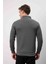 Fermuar Yaka Slim Fit Antrasit Uzun Kol 3
