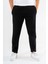 Erkek Siyah Jogger Eşofman Altı Duble Paça Spor Rahat Pantolon 1