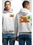 Uzaylı Yabancılarla Konuşma Erkek Kadın Beyaz Ön Sırt Baskılı Kapüşonlu Sweatshirt Hoodie 1
