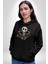 Halloween Skeleton Eğlenceli Cadılar Bayramı Erkek Kadın Siyah Dijital Baskılı Kapüşonlu Sweatshirt Hoodie 3