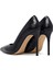 Kadın Siyah Desenli Yüksek Ince Topuklu Deri Stiletto 25AFD121040 6