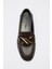 Loafer 2511 - Sarmal Toka Detaylı Acı Kahve Kadın Loafer 8