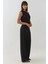 Kadın Asimetrik Yaka Tulum Black 3