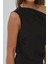 Kadın Asimetrik Yaka Tulum Black 6