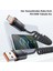 1.2 mt E-Marker Çip Sprial Kablo 100W Usb-A To Usb-C Şarj Kablosu PD100W Type C Şarj Kablosu 5