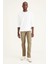 Smart 360 Comfort Knit Bej Slim Fit Chino Pantolon 4