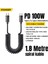 1.8 mt E-Marker Çip Sprial Kablo 100W Usb-C To Usb-C Şarj Kablosu PD100W Type C Şarj Kablosu 1