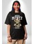 Aşk Meleği Para Kazandım Hayat Tavsiyesi Grafik Baskılı Pamuklu Penye Kadın Erkek Siyah Tişört 3