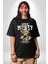 Aşk Meleği Para Kazandım Hayat Tavsiyesi Grafik Baskılı Pamuklu Penye Kadın Erkek Siyah Tişört 5