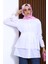 Beyaz Yan Bağlamalı Poplin Tunik 1