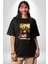 Monalisa Elektrik Özel Yapay Zeka Tasarımı Grafik Baskılı Pamuklu Penye Kadın Erkek Siyah Tişört 3