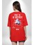 Farklı Olmak Zorundayım Sırt Baskılı Pamuklu Penye Kadın Erkek Kırmızı Tişört 3