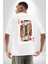 King Of Hearts Klasik Iskambil Kartı Grafiği Cep Sırt Baskılı Pamuklu Penye Kadın Erkek Beyaz Tişört 5