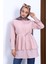 Pudra Yan Bağlamalı Poplin Tunik 3