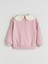 Lcw Kids Pembe Bebe Yaka Kız Çocuk Sweatshirt 3