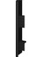 Espumo Kompozit Süpürgelik 8 cm Bitiş Kapağı Aksesuarı (1 Paket - 2 Adet) - Siyah - ESP206 2