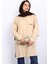 Bej Omuzları Incili Tunik 1