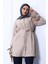 Bej Manşeti Piliseli Modal Tunik 4