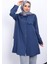 Indigo Omuzları Incili Tunik 1