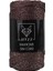 Makrome Sim Cord 2 mm B009 Kahve Gümüş 1