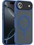 iPhone 17 Air Kılıf Flet Wireless Şarj Özellikli Mat Arka Yüzey Lacivert 3