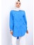 Mavi Önü Fiyonklu Tunik 1