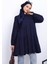 Lacivert Kol Bağcıklı Tunik 1