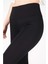 Esemod Kadın Siyah Toparlayıcı Günlük Spor Şık Rahat Push Up Yüksek Bel Slim Fit Tayt 3