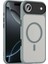 iPhone 17 Air Kılıf Flet Wireless Şarj Özellikli Mat Arka Yüzey Gri 3