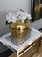 Işıltı Home Design Aynalı Cam Vazo Koyu Gold Büyük Boy 1