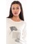 Kadın Bisiklet Yaka Desenli Bluz 3327 Ekru 3