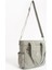 Kadın Büyük Boy Bölmeli Suya Dayanıklı Çapraz ve Omuz Askılı Çanta Gri 2