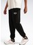New Id Ovrs Gfx Jogger Siyah Erkek Eşofman Altı 1