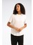Gena Tee Ekru Kadın Kısa Kol T-Shirt 1