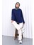 Lacivert Bisiklet Yaka Modal Sweat 2