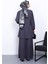 Füme Bürümcük Tunik Pantolonlu Takım 4
