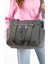 Kadın Büyük Boy Bölmeli Çanta Koyu Gri 5