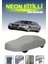 Gri [audi S4 2005 - 2007] Uyumlu Neon Fitilli Araba Brandası, Su ve Toz Geçirmez 1