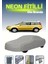 Gri [honda Hr-V 3 Kapılı 2001 - 2006] Uyumlu Neon Fitilli Araba Brandası, Su ve Toz Geçirmez 1