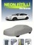 Gri [tesla Motors Model x 2015 - 2021] Uyumlu Neon Fitilli Araba Brandası, Su ve Toz Geçirmez 1
