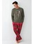 Yılbaşı Temalı Uzun Kol Erkek Pijama Takım 3513 1