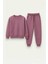 Unisex Çocuk Şardonlu 3 Iplik Kumaş Basic Alt Üst Takım 1