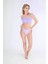 Lila Yumuşak Kumaş Günlük Kullanım Lila Dokulu Bikini Alt 2