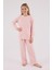Kız Çocuk Eşofman Takımı Açık Pembe 3
