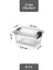 5'li Set Kahvaltılık Saklama Kabı 300 ml - Kilit Kapaklı Diyet Beslenme Kabı Lunch Box 5X300 ml 3