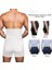 Inner Vision Karın Kontrol Bodysuit ve Iç Çamaşırı Fitness Vücut Şekillendirici 3 Boyutlu Erkek Duble Korse Boxer 3