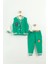 Bebek Baskılı 3'lü Eşofman Takımı (Sweatshirt, Pantolon, Ceket) (9-12-18 Ay) 1